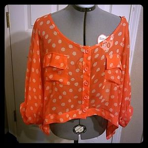 Flowy flower print blouse